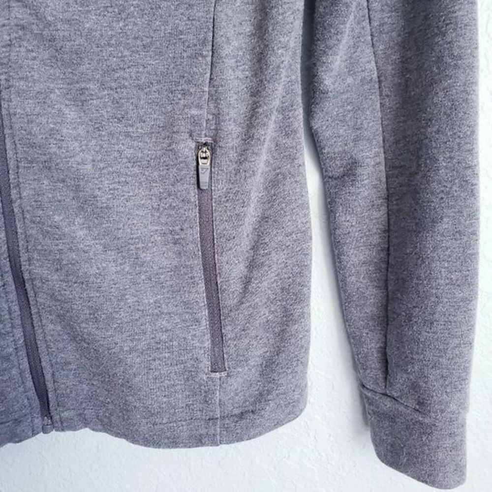 Gymshark Gray Fit Full Zip Athletic Hooded Jacket - Picture 3 of 6